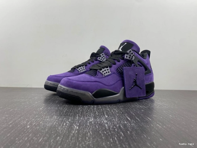 Cheap Husky Travis 4 x Purple Air Jordan Suede Scott 0713